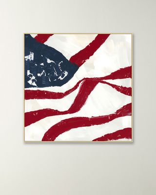 'Ode To Red White And Blue' Wall Art