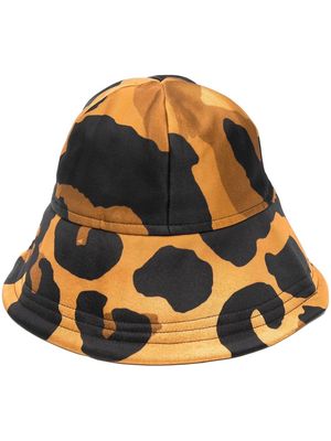 Odeeh animal-print bucket hat - Brown
