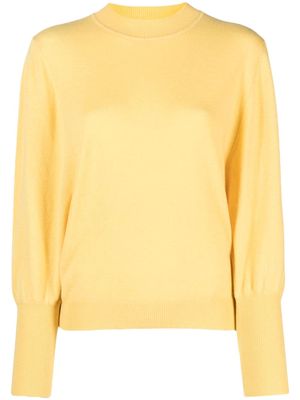Odeeh drop-shoulder cashmere jumper - Yellow