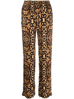Odeeh graphic-print trousers - Neutrals