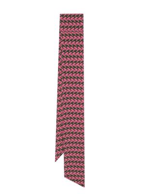 Odeeh patterned-jacquard silk scarf - Pink