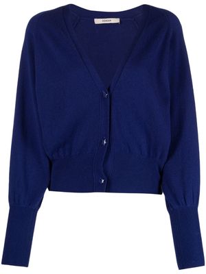 Odeeh star-buttoned cashmere cardigan - Blue