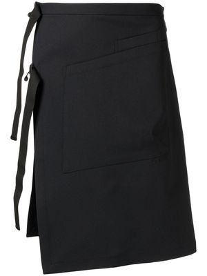 OFF DUTY Area side-fastening apron - Black