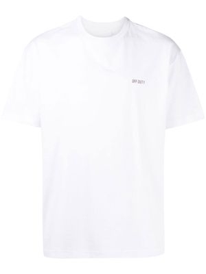 OFF DUTY Born To Be logo-print T-shirt - White