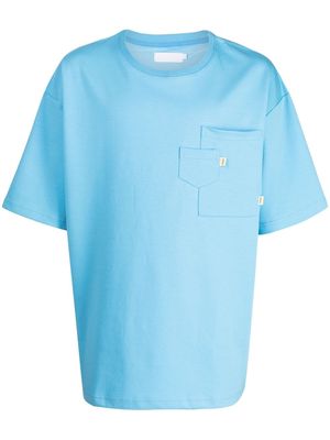 Off Duty chest patch pocket T-shirt - Blue