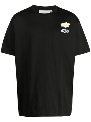 Off Duty Cups photograph-print T-Shirt - Black