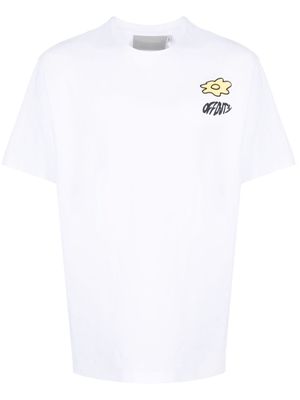 Off Duty Cups photograph-print T-Shirt - White