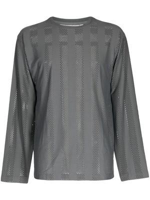 Off Duty Fike mesh-detail T-shirt - Grey