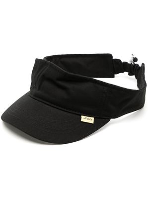 Off Duty Franco cotton visor cap - Black