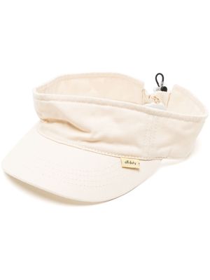 Off Duty Franco cotton visor cap - Neutrals