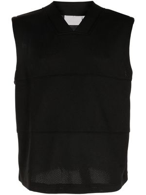 Off Duty Fresco mesh-design vest - Black