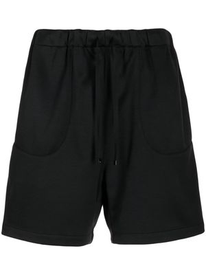 Off Duty Hail logo-embroidered track shorts - Black