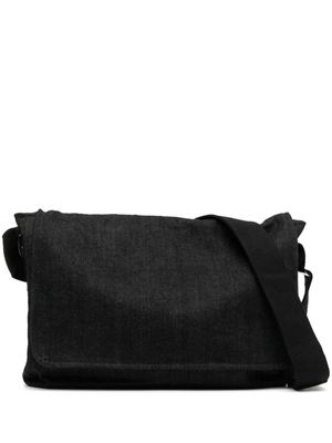 Off Duty Irfane cotton messenger bag - Black