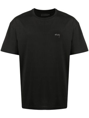 OFF DUTY logo-print short-sleeve T-shirt - Black