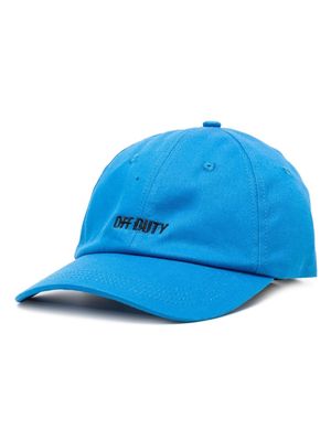 Off Duty NNeith logo-embroidered baseball cap - Blue