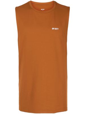 Off Duty Rigg Active muscle tank top - Brown