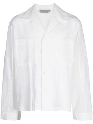 Off Duty Roji two-pocket shirt - White