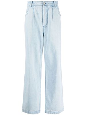 Off Duty washed wide-leg jeans - Blue