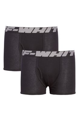 Off-White 3-Pack Industrial Boxer Briefs in Black/Grey