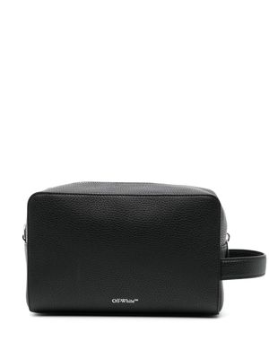 Off-White 3D Diag leather pouch bag - Black