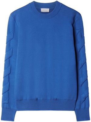 Off-White 3D Diag-stripe knitted jumper - Blue