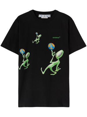 Off-White Alien graphic-print T-shirt - Black