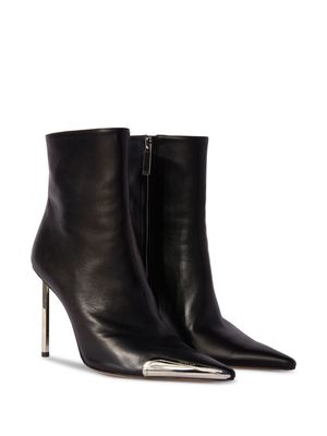 Off-White Allen Key pointed-toe ankle boots - Black