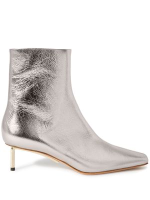 Off-White Allen key square-toe ankle boots - Silver