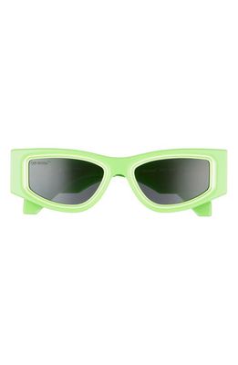 Off-White Andy Rectangular Sunglasses in Green Dark