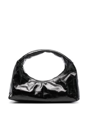 Off-White Arcade leather shoulder bag - Black