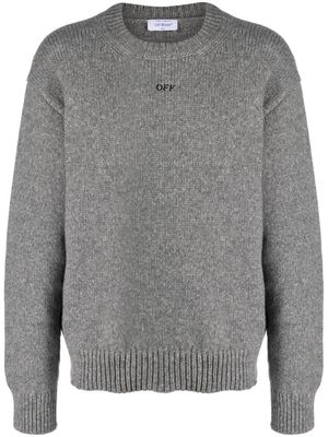 Off-White Arrow Moon jacquard jumper - Grey