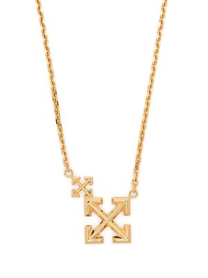 Off-White Arrows chain necklace - Gold