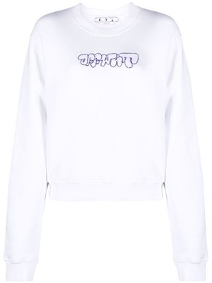 Off-White Arrows-embroidered sweatshirt