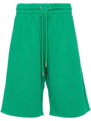 Off-White Arrows-embroidered track shorts - Green