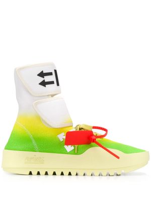Off-White Arrows high-top sneakers - Green