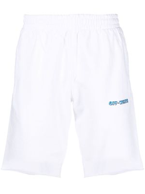 Off-White Arrows logo-print track shorts