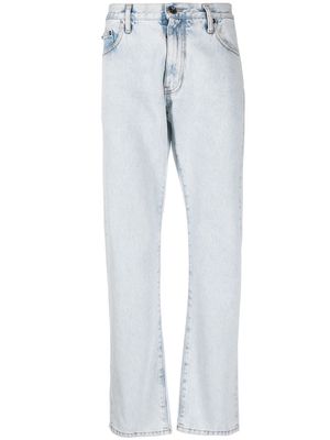 Off-White Arrows-logo slim-fit jeans - Blue