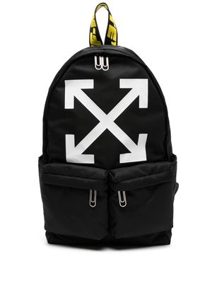Off-White Arrows-motif backpack - Black
