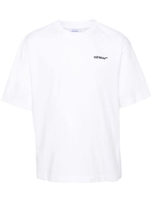 Off-White Arrows-motif cotton T-shirt - 110 WHITE BLACK