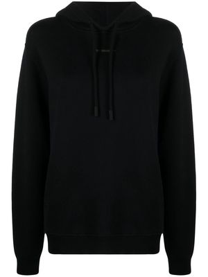 Off-White Arrows tie-dye cotton hoodie - Black