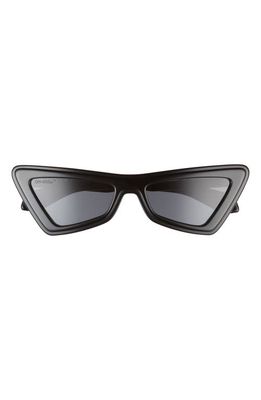 Off-White Artemisia Cat Eye Sunglasses in Black Dark