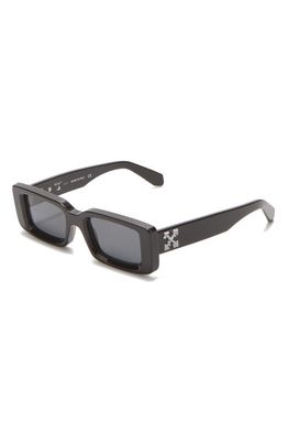 Off-White Arthur 50mm Rectangular Sunglasses in Black