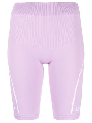 Off-White Athleisure cycling shorts - Purple