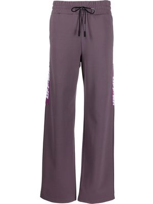 Off-White athletic logo band track trousers - Purple