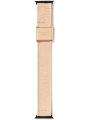 Off-White Belt logo-embroidered Iwatch band - Pink
