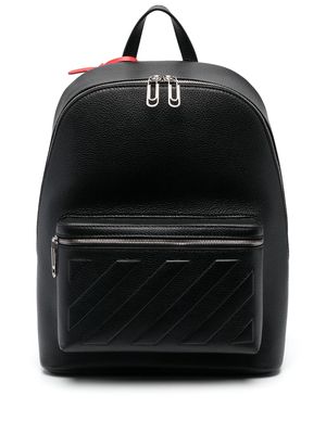 Off-White Binder embossed-detail backpack - Black