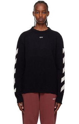 Off-White Black Diag Arrow Sweater