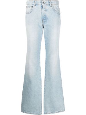 Off-White Bleach Baby baggy flared jeans - Blue