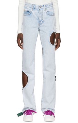 Off-White Blue Meteor Jeans