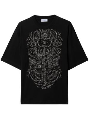 Off-White Body Stitch cotton T-shirt - Black